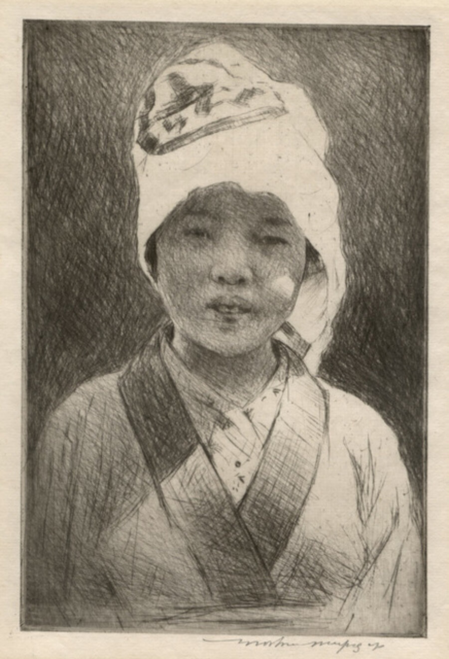 Young Japanese Gardener
