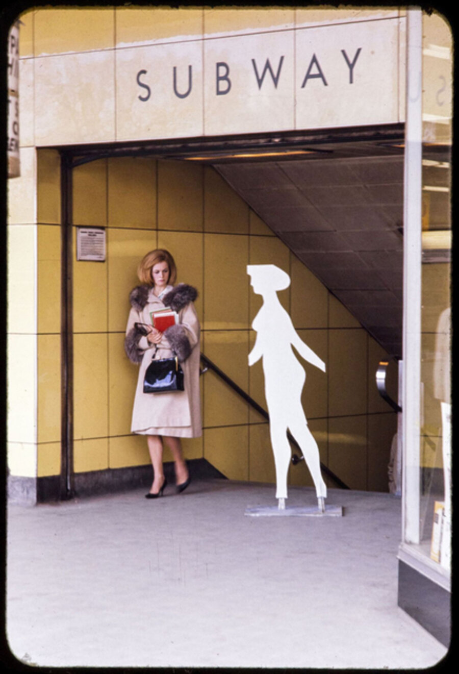 Walking Woman in the Subway