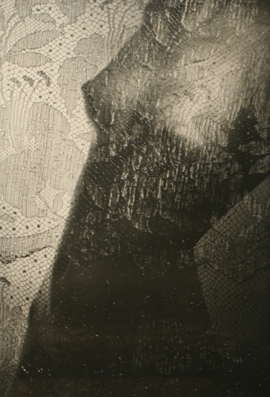 Nude with Golden Lace I