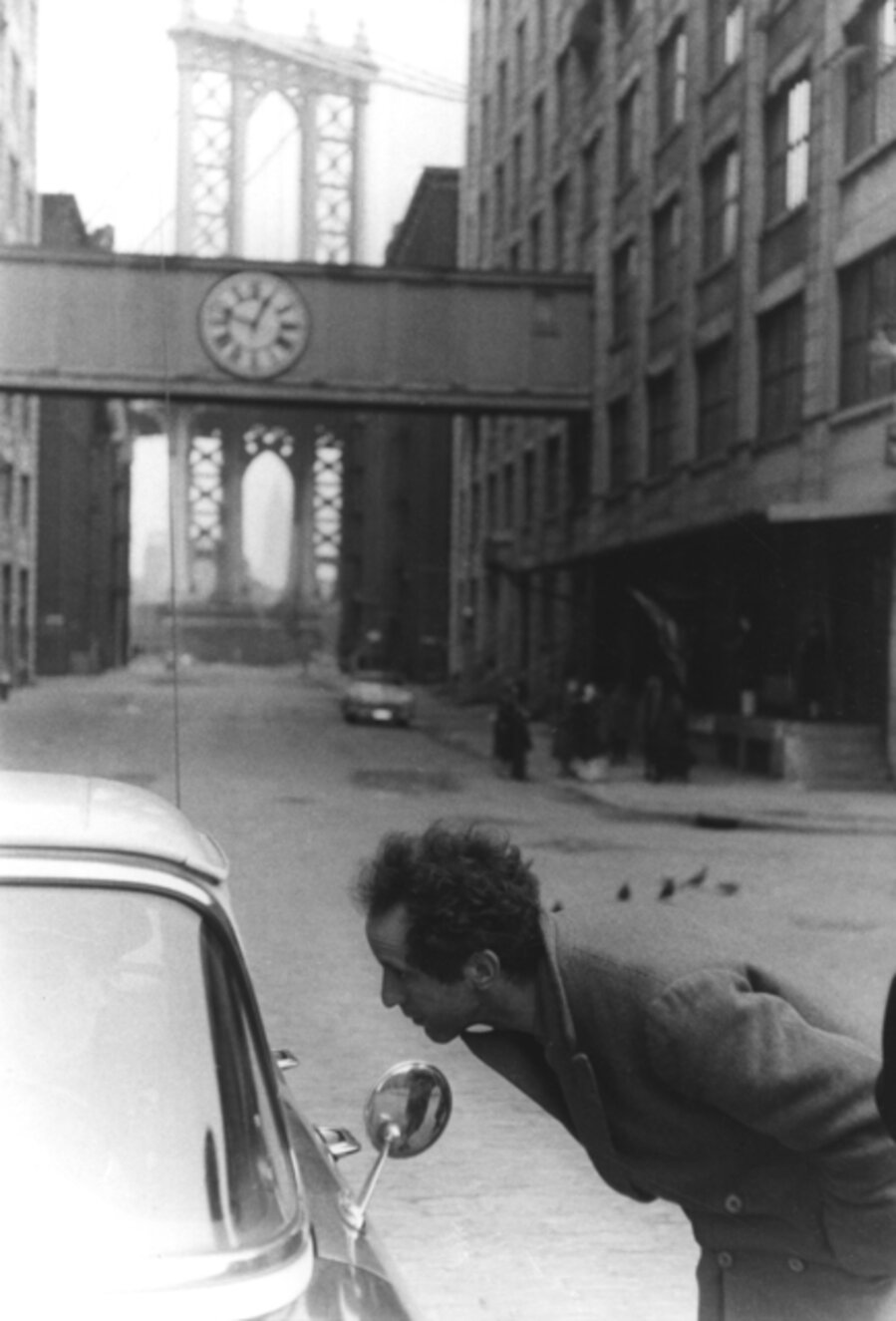 Robert Frank During the Filming of Pull My Daisy