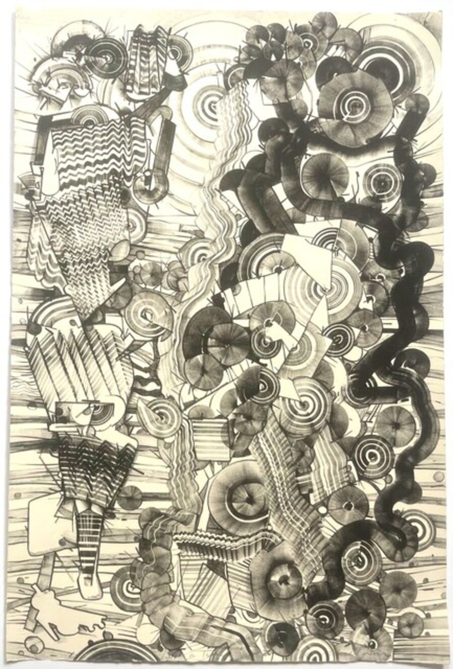 Lee Mullican - Fables IX
