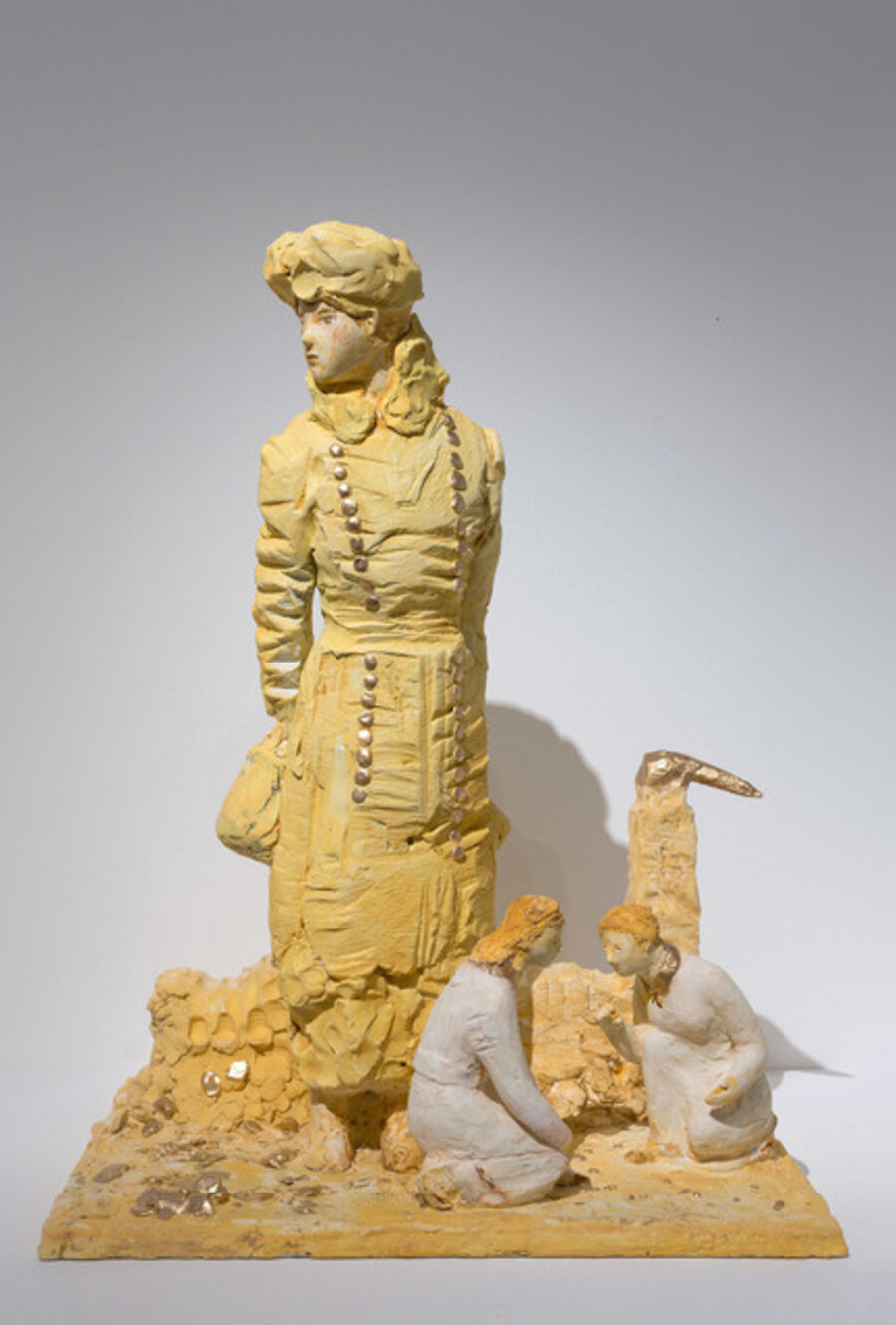 Woman and children, Albert, France, 1916