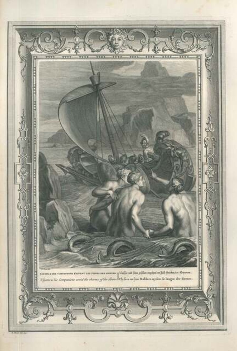 Ulysse et ses compagnons, from "Le Temple des Muses"