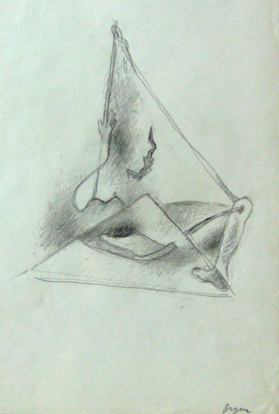 Surrealist Composition with Leg and Arm