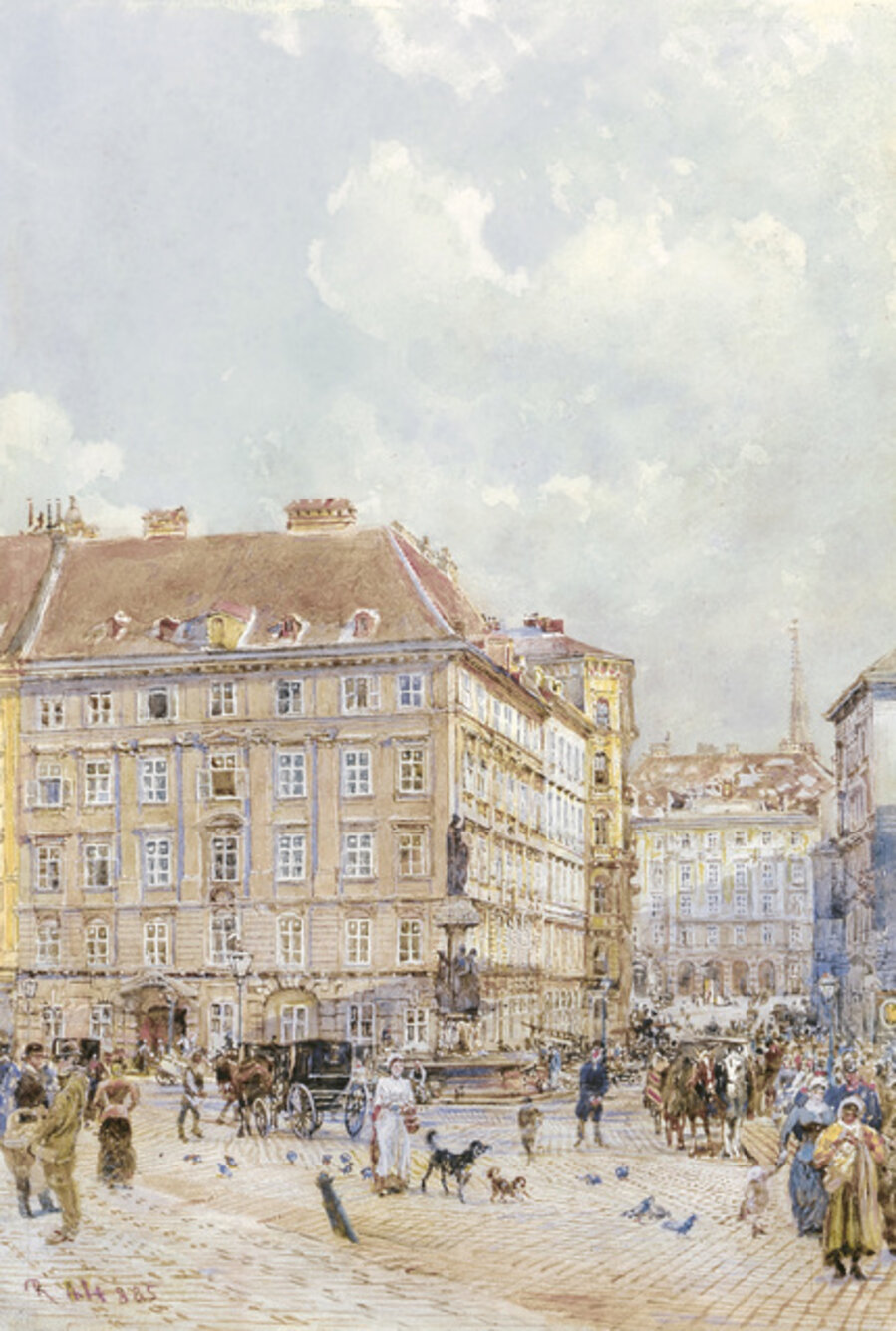 The Freyung in Vienna