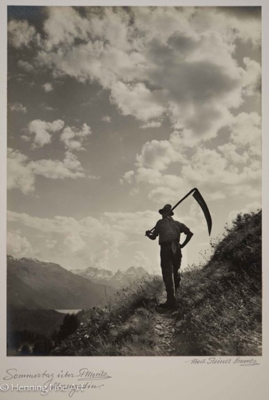 ”Sommertag uber St. Moritz. Oberengadin - Schweiz.” (Summer day over St. Moritz. Upper Engadine - Switzerland.)