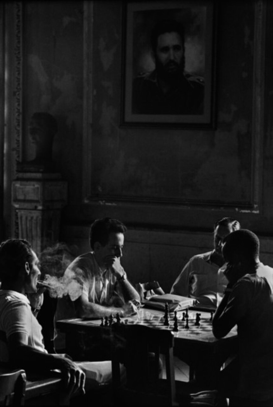 Chess Players at the Spanish Club, Havana