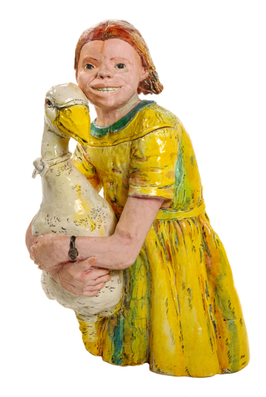 California Garden Goose Girl