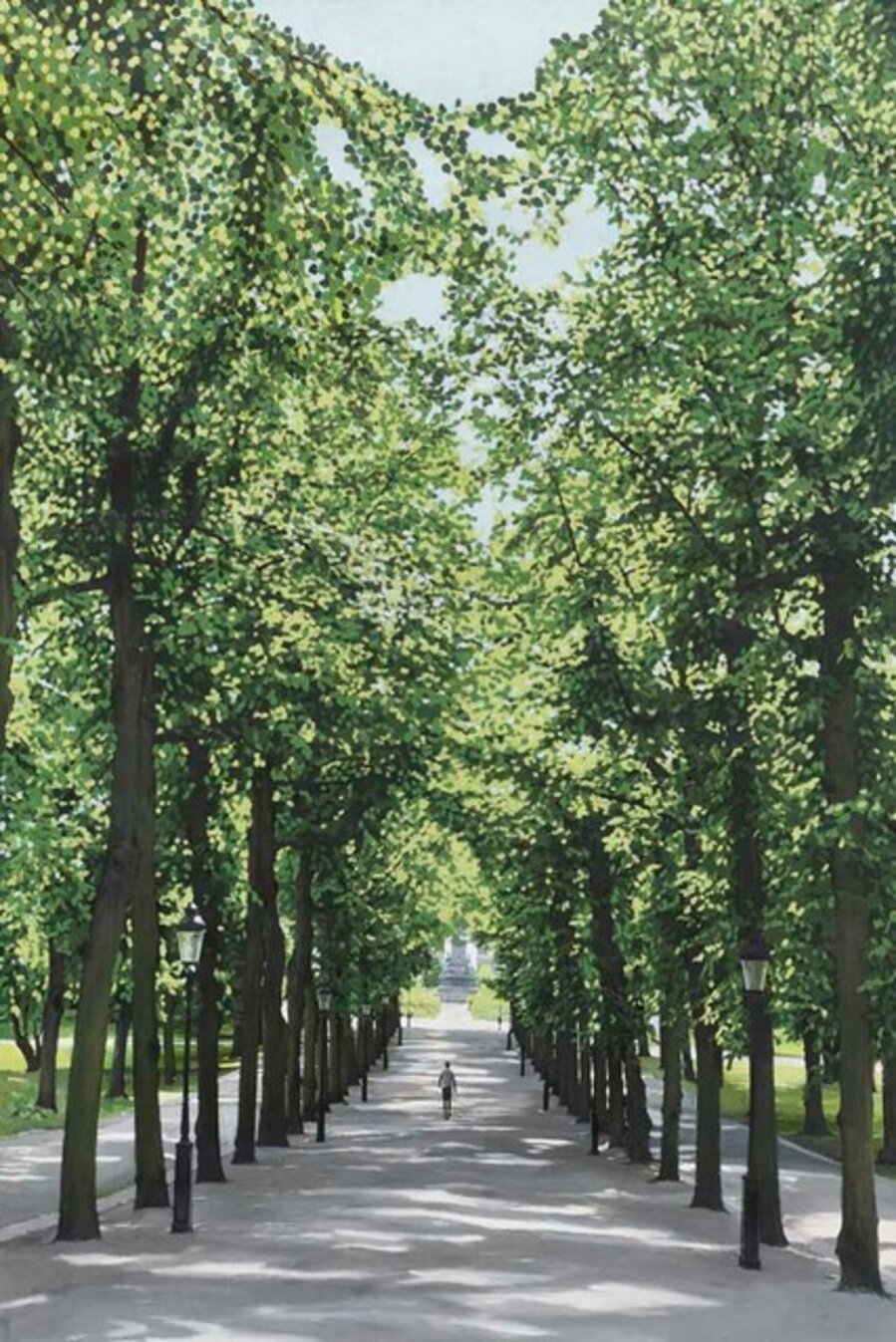Man Walking Through Humlegarden
