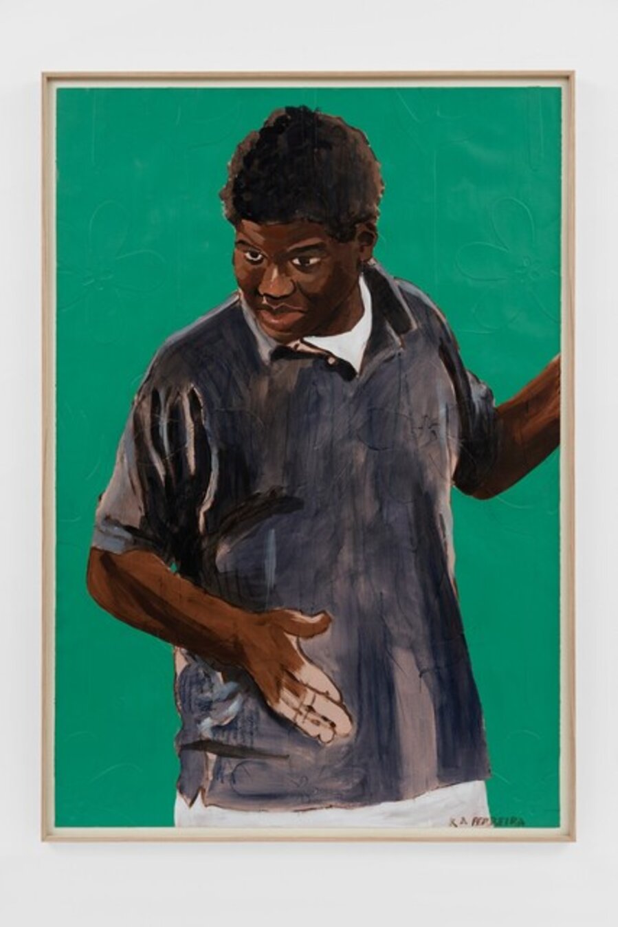 Portrait of Kyle (Green background)