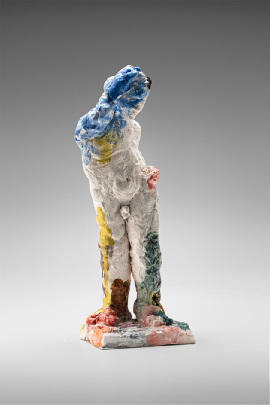 Statue (blue arm)