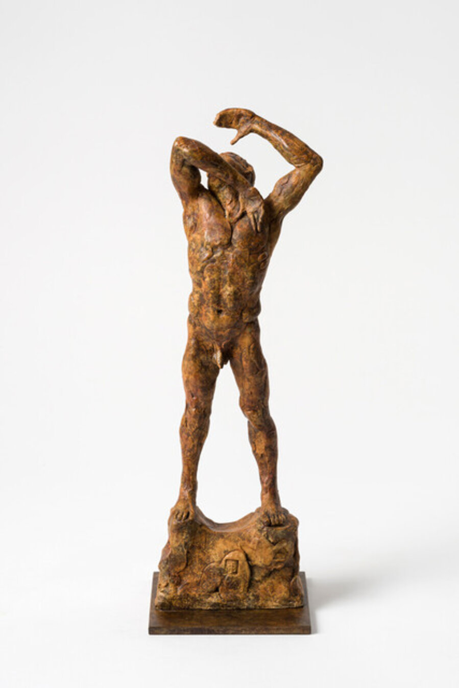 Man with Arms Raised