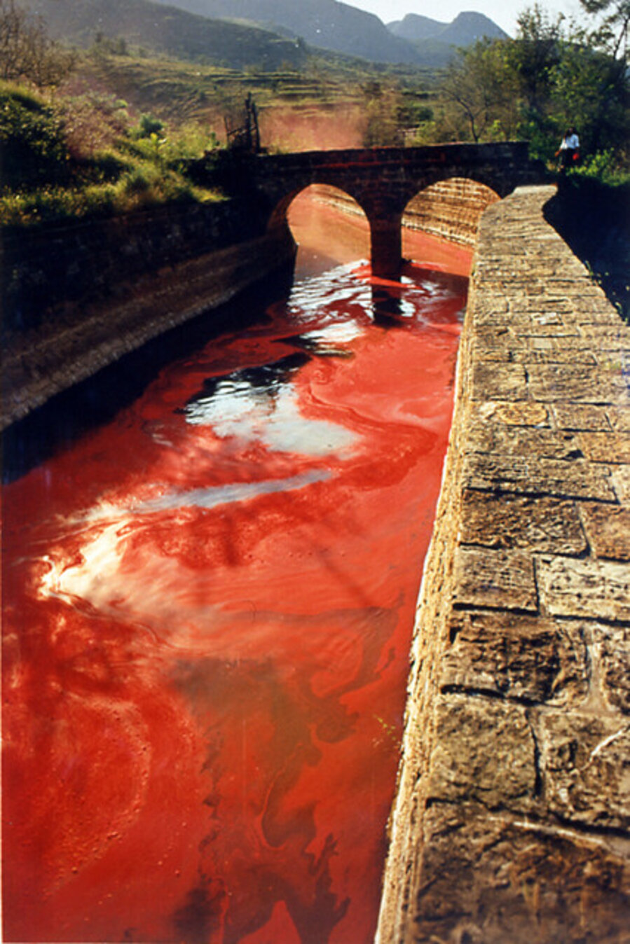 Fighting the flood Red flag canal