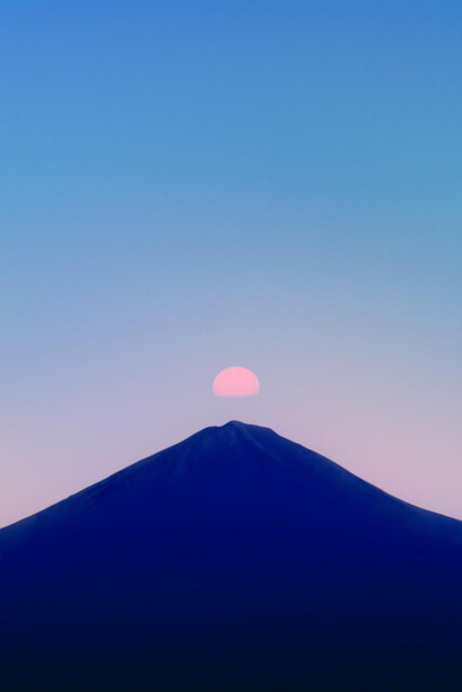 Paul Cupido Moon over Fuji I
