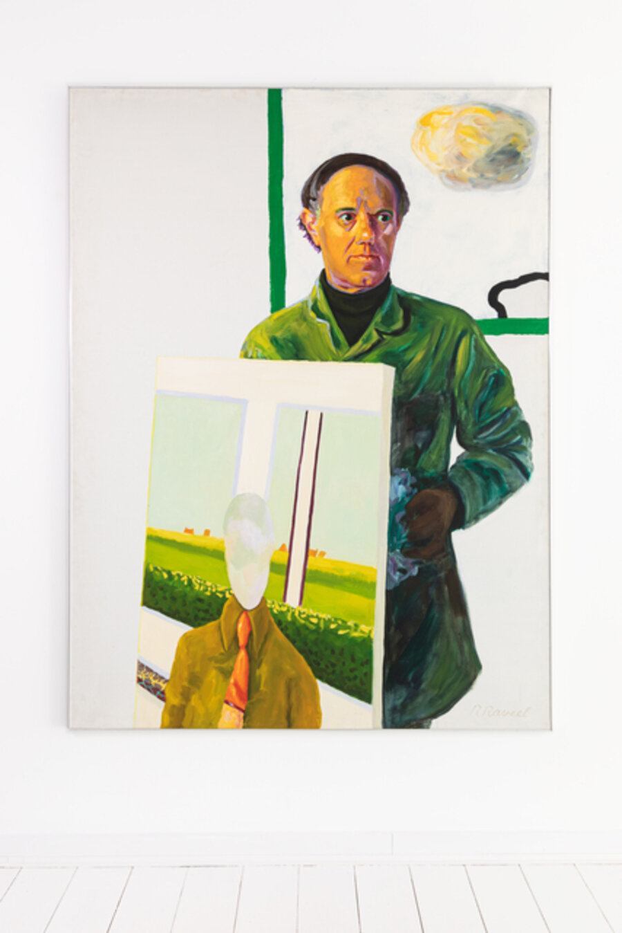 Zelfportret met schilderij