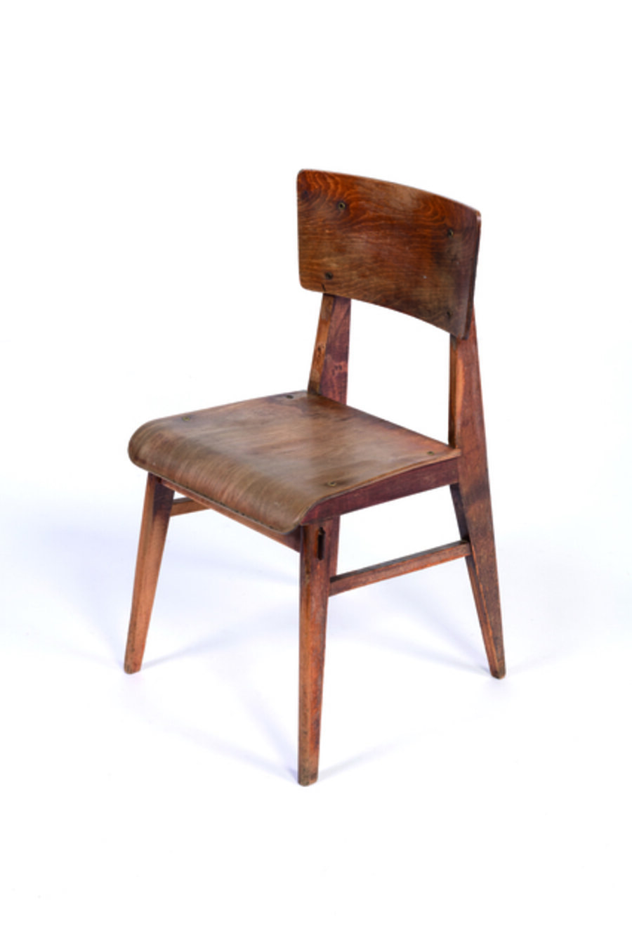 Chair in Oak plywood and massive oak