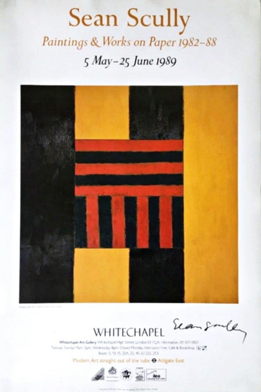 Sean Scully: Paintings & Works on Paper: 1982-1988 (Hand Signed by Sean Scully)
