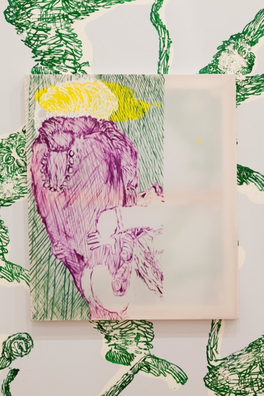Wigged Bum - Yellow Dot