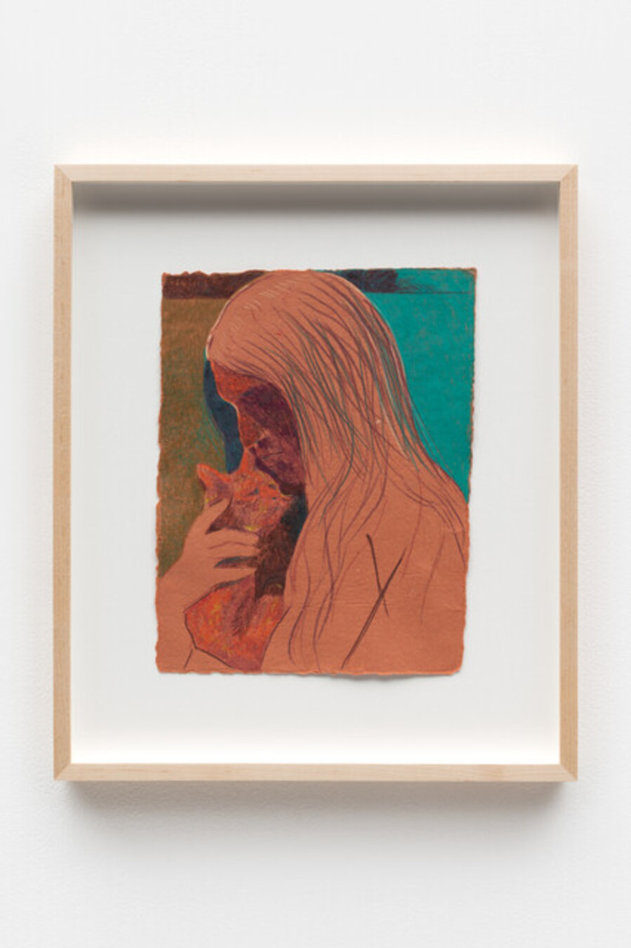 Girl with cat ii