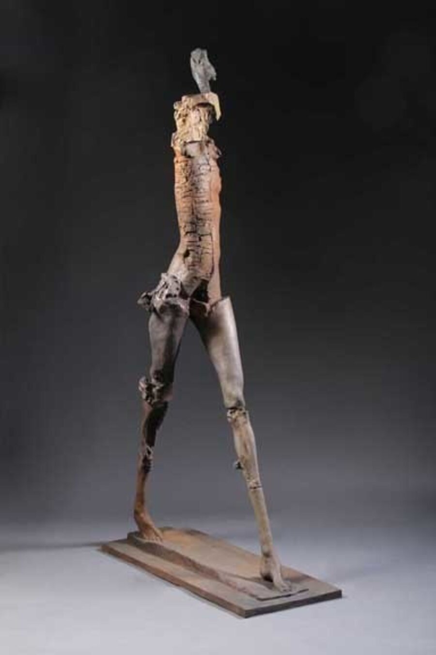 Deep Striding Woman