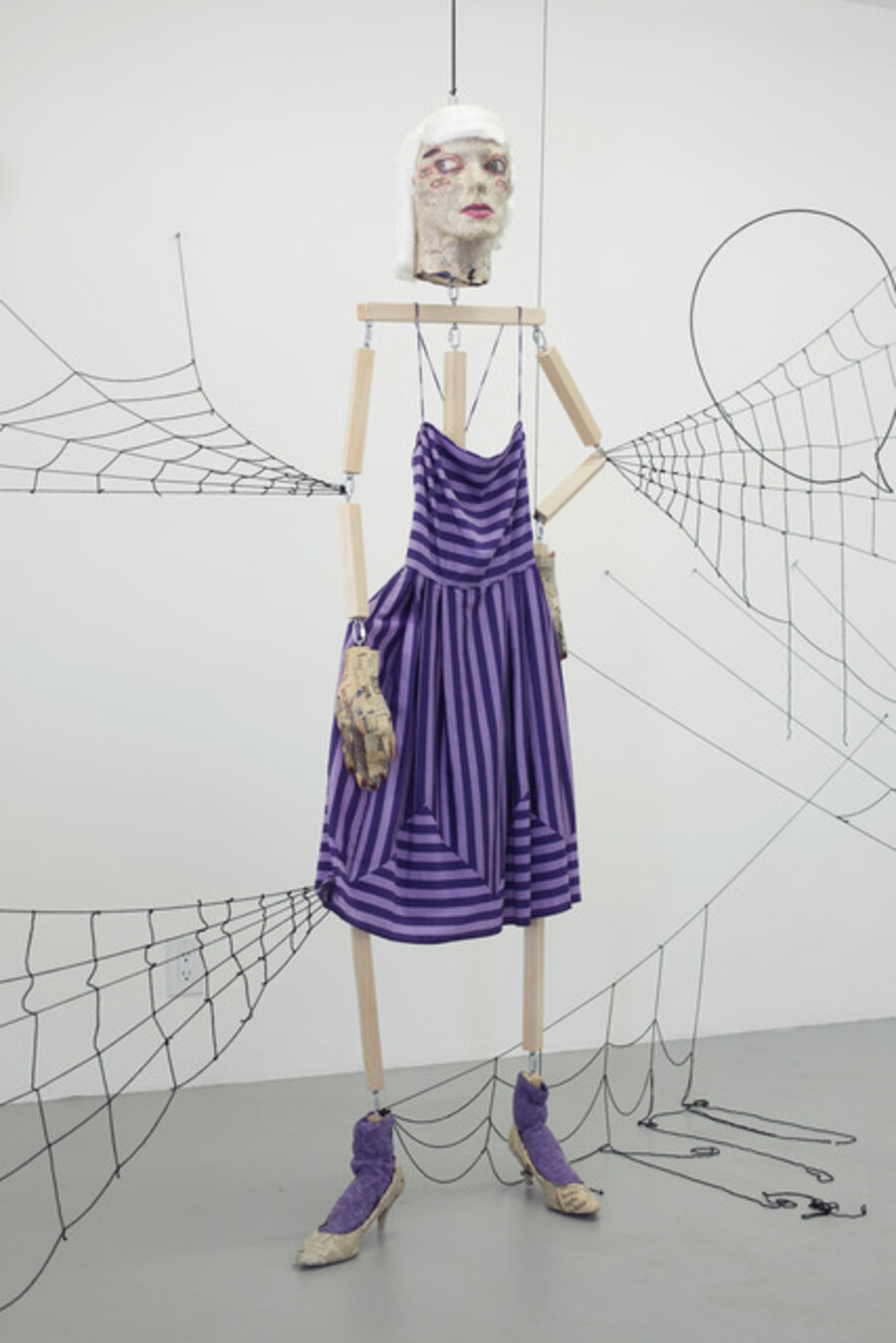 Spider Woman Purple Dress