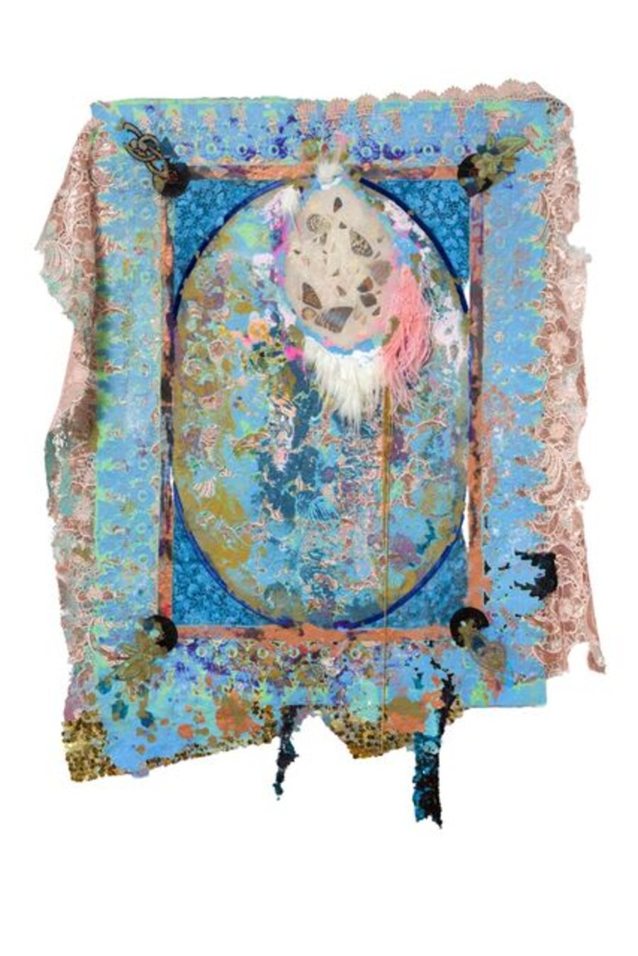 Untitled (Turquoise/Tapestries Series)