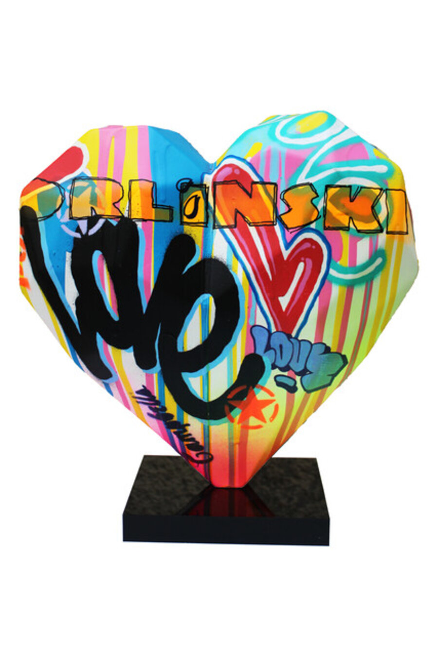 Heart Resin Tag