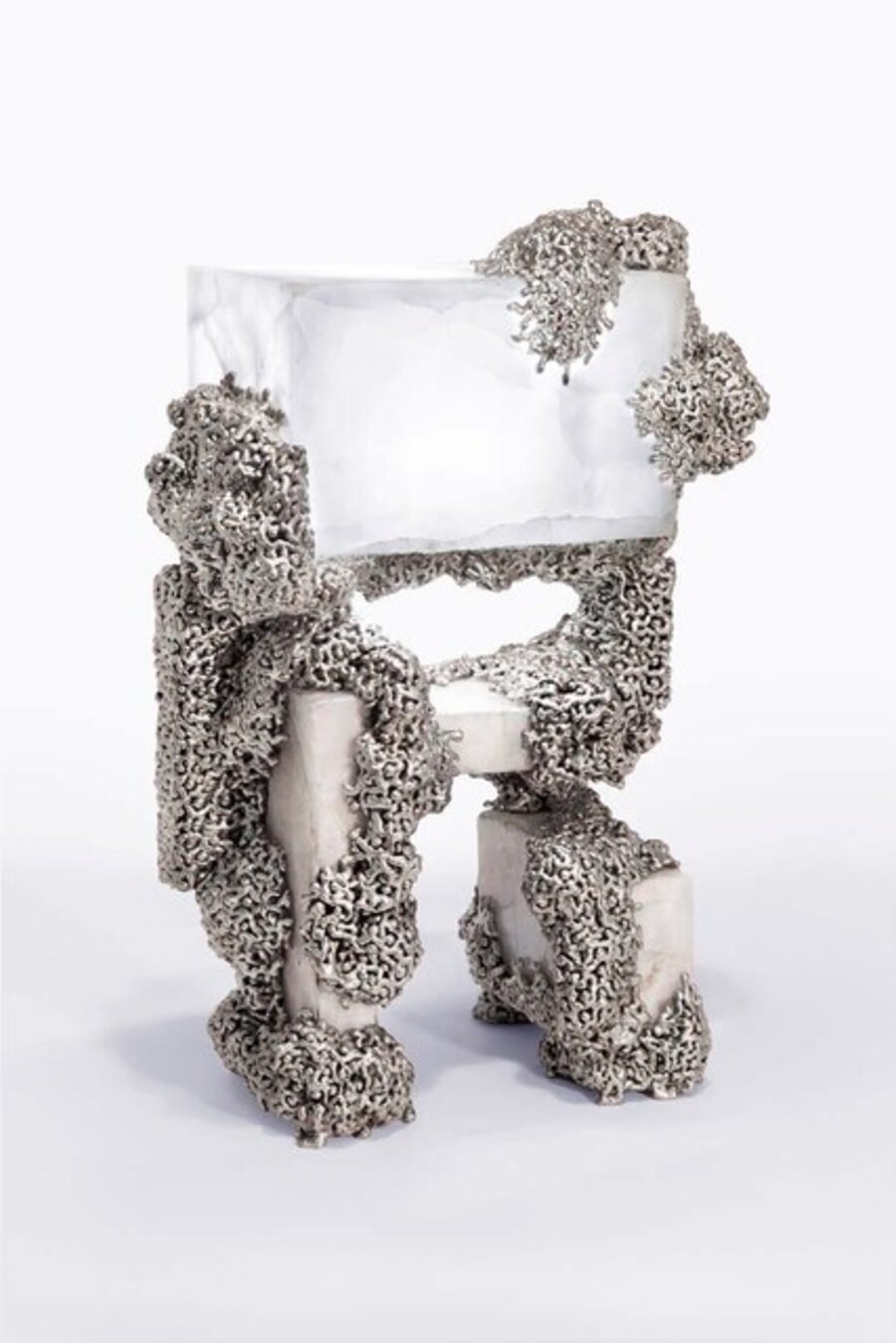 Silvered Stone Light