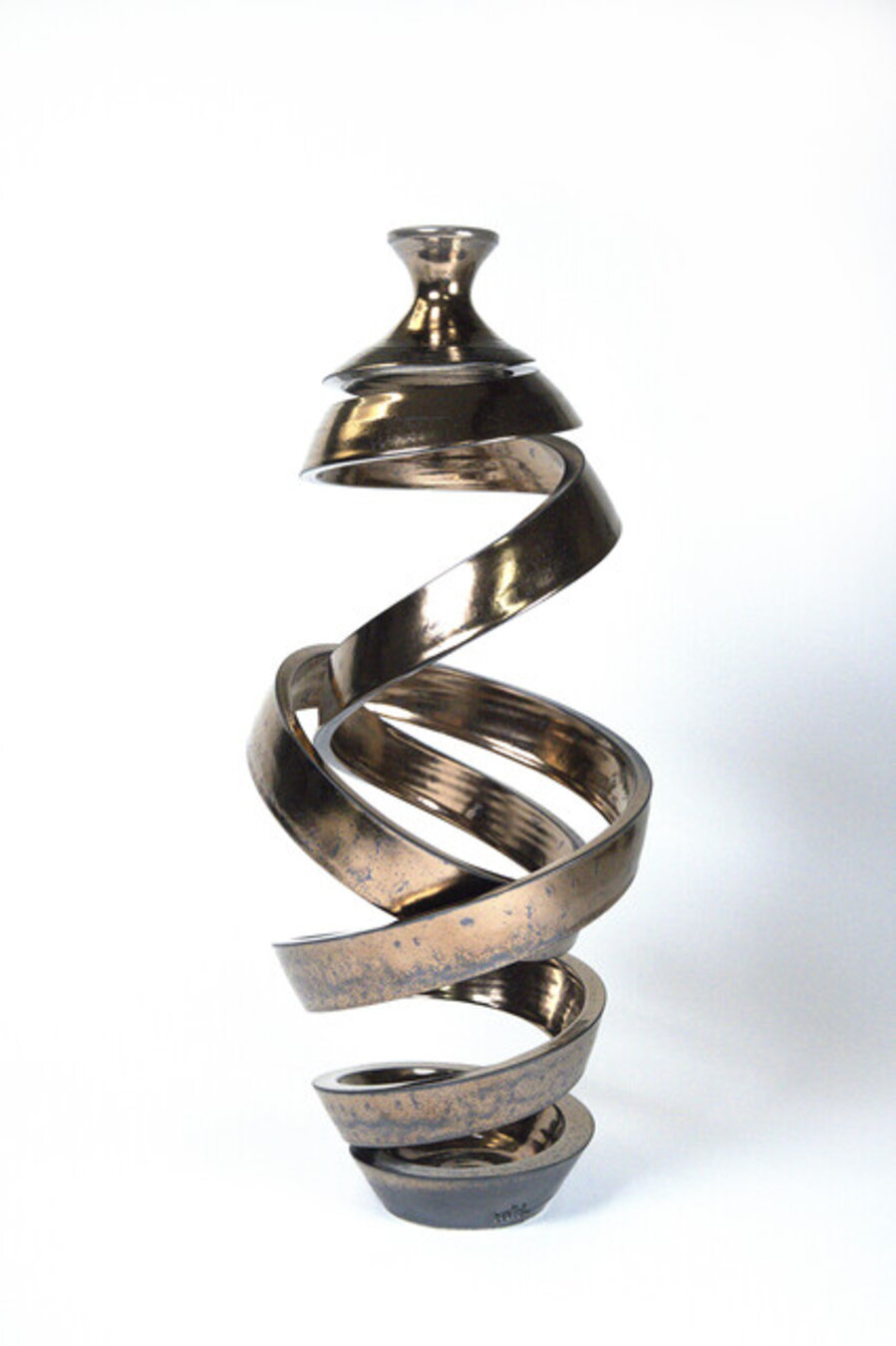 Spatial Spiral: Bronze Twist