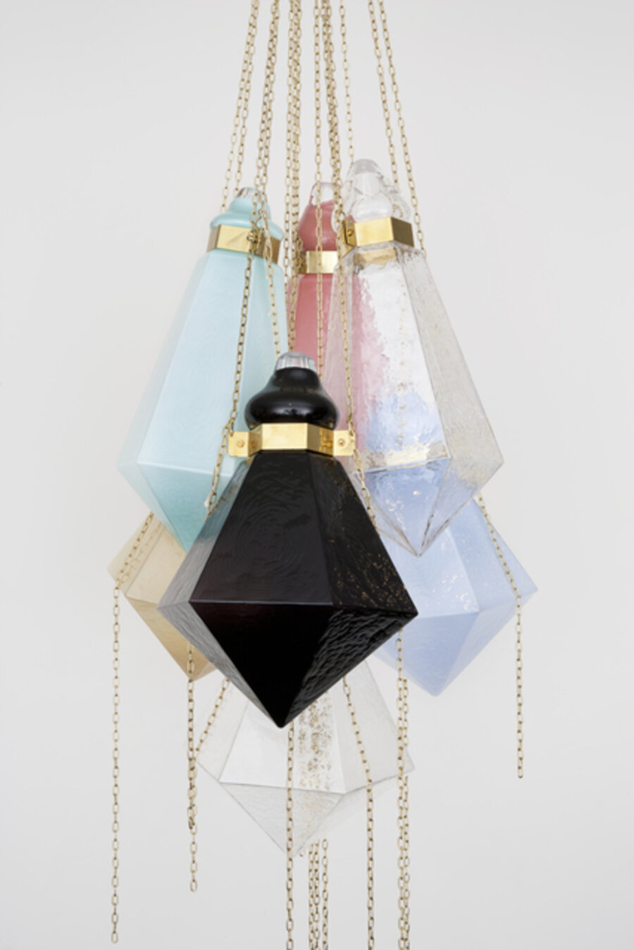 Lustre aux Couleurs Art Deco