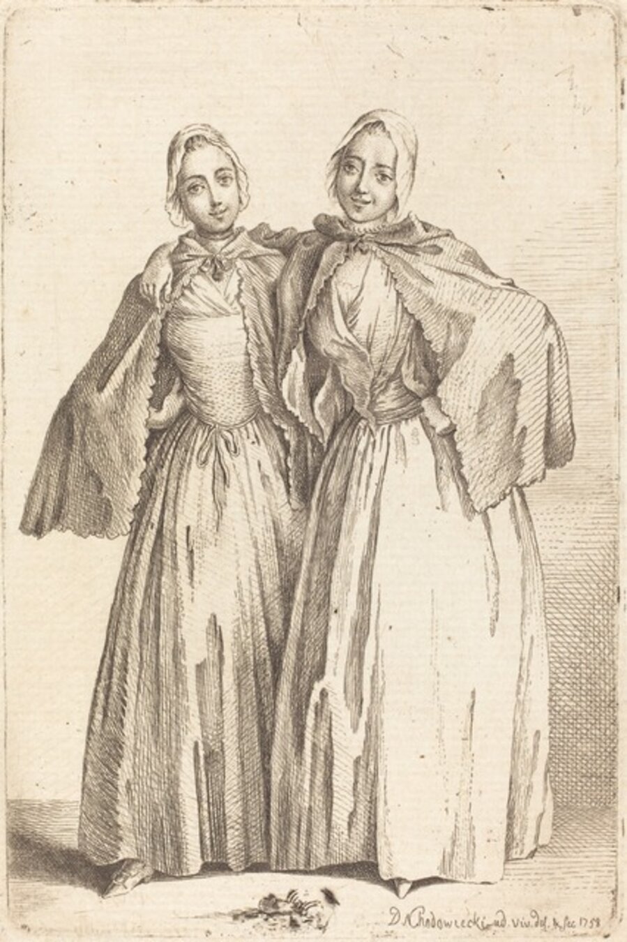 Two Standing Ladies (Demoiselles Quantin)