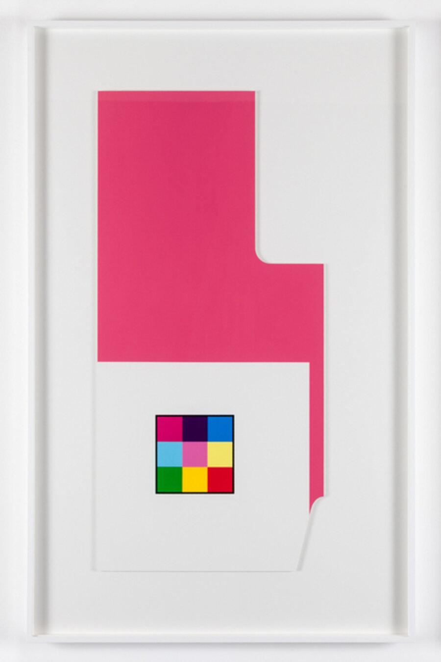 Radius-cut Pink White