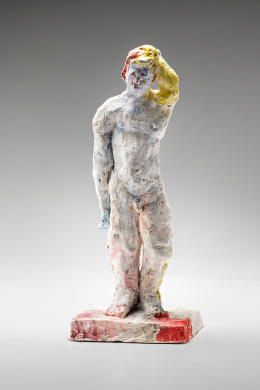Statue (red and yellow)
