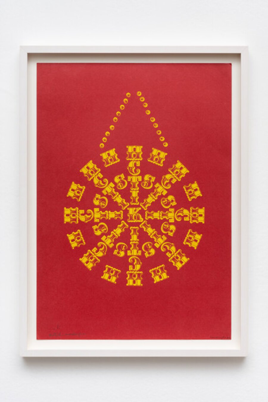 Kitsch medaglia (fondo rosso)
