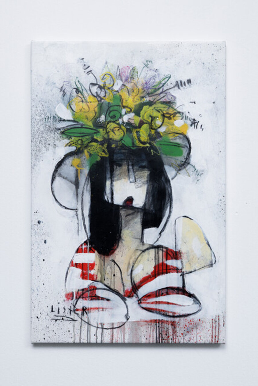 Flowers on Hat