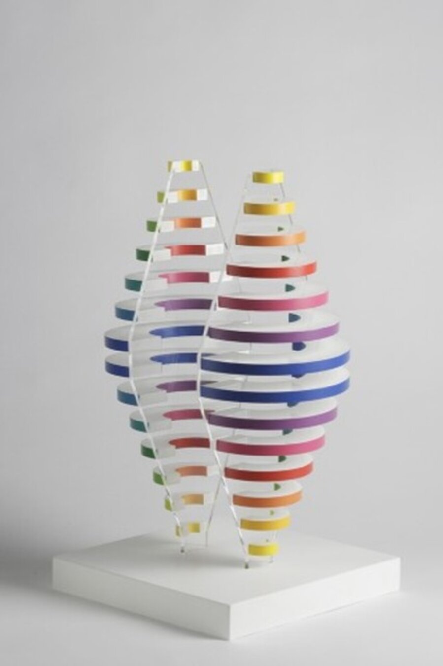 2 Demi cones avec anneaux de couleurs
