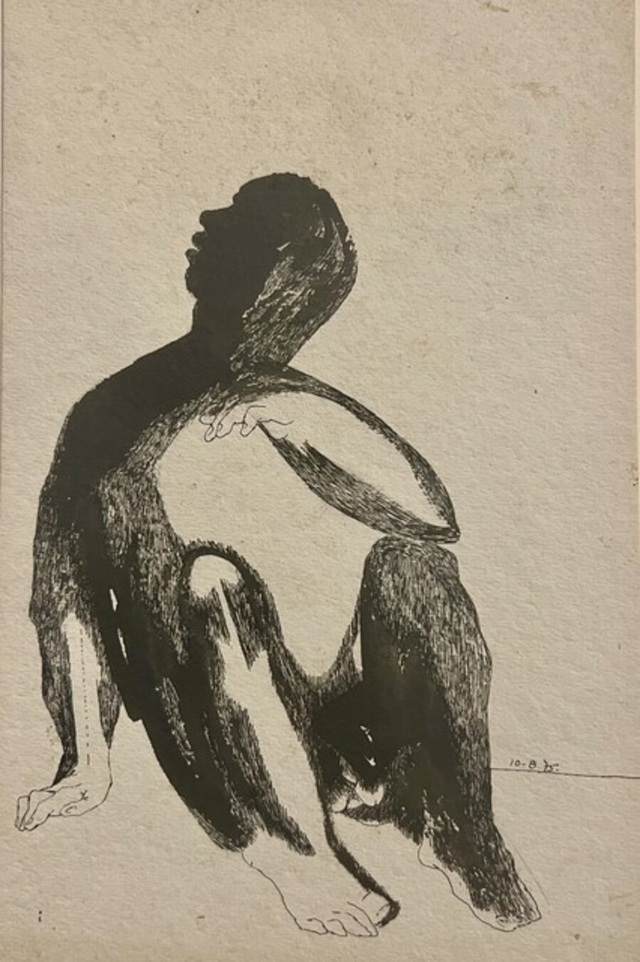 Untitled (Seated Man)