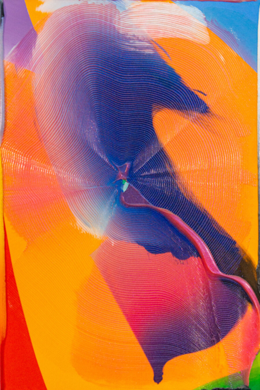 Equanimity - contemporary, impasto, gestural abstract, acrylic on canvas