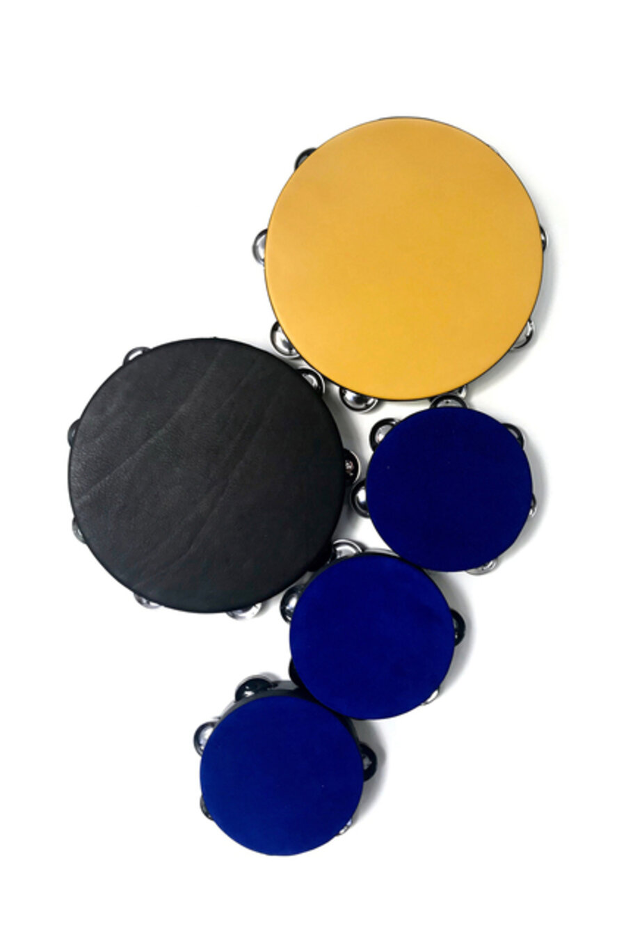 Yellow Ochre, Lamp Black, Cobalt Blue