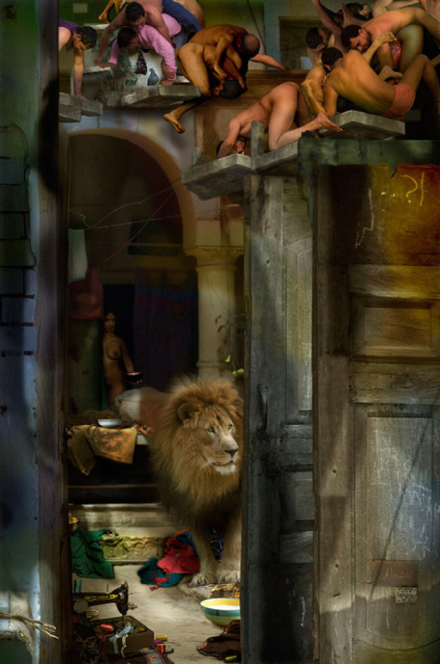 Lion and the milk