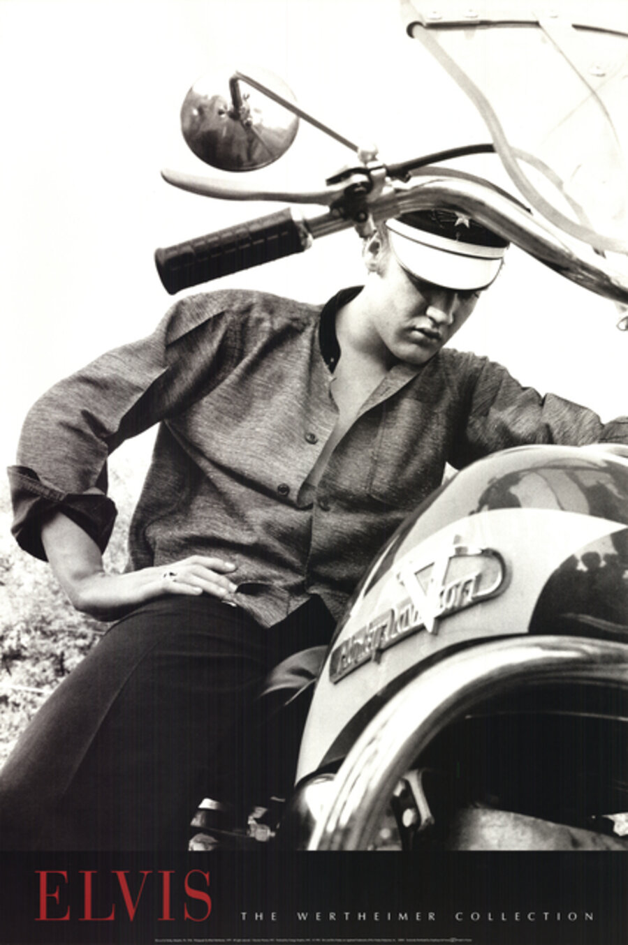 Elvis on his Harley
