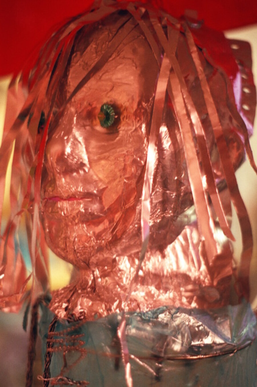 Portrait of a Man with a Silver Face