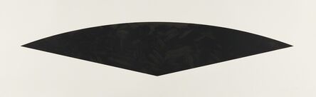 Ellsworth Kelly, ‘Dark Gray Curve, from Fans series’, 1988