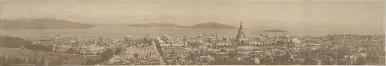 Cardinell-Vincent Company, ‘Panorama of the Panama-Pacific International Exposition’, 1915, Photography, Gelatin silver print with applied color, de Young Museum