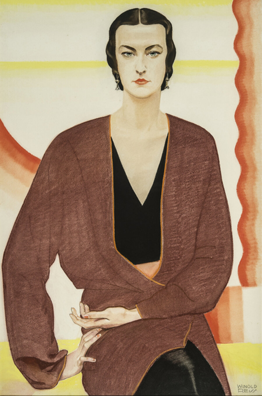 Portrait of Miss C. Burton—Texas
