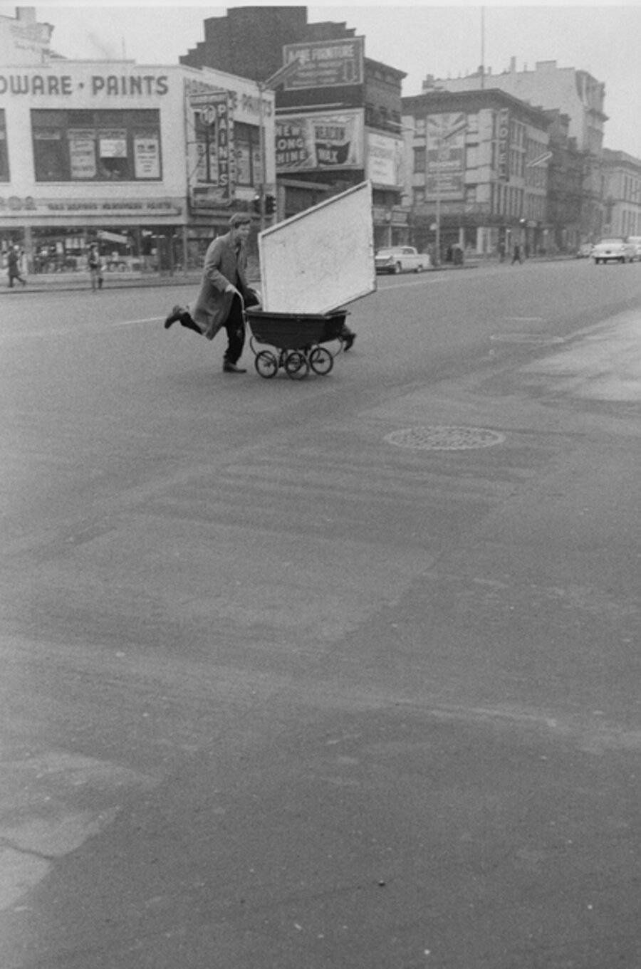 Red Grooms Crossing Third Avenue