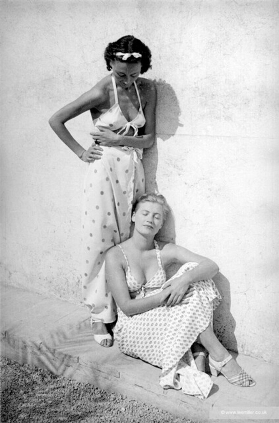 Nusch Eluard and Lee Miller, Hotel vaste Horizon, Mougins, France