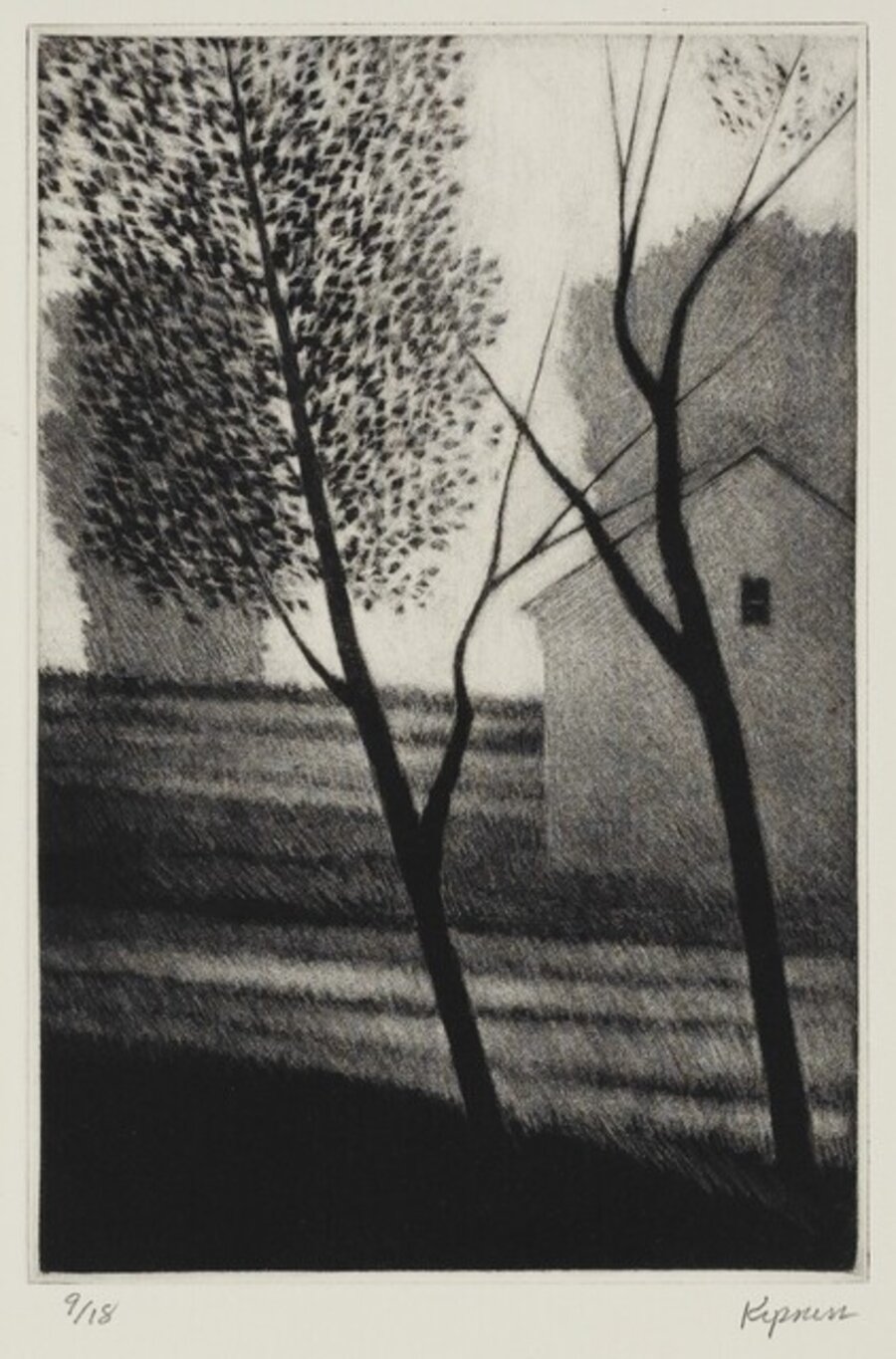 Landscape w/ one window