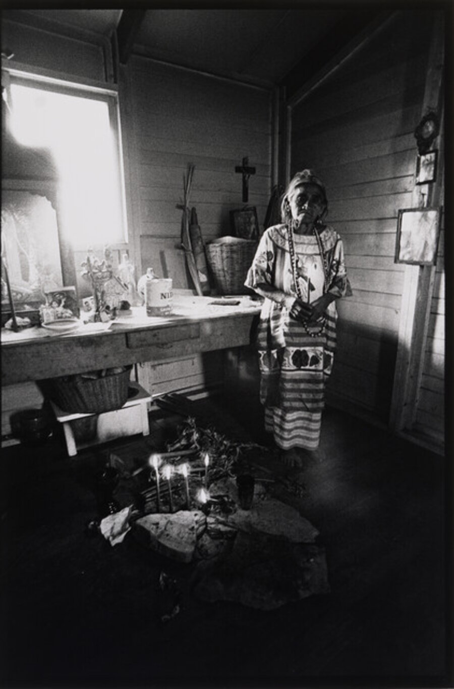 Maria Sabina Standing Before her Alter