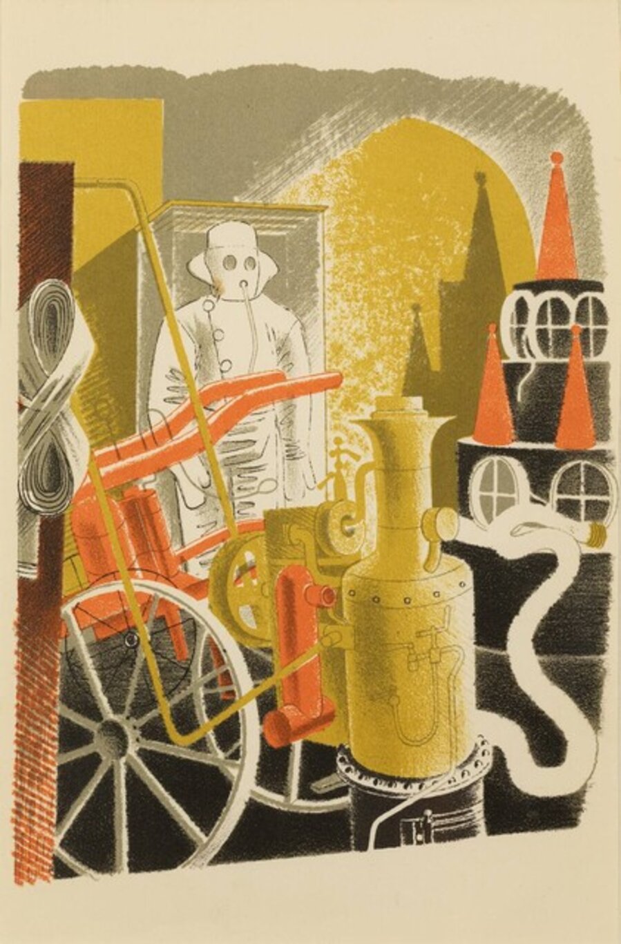 Fire Engineer (from J. M. Richards, High Street, London: Country Life, 1938)